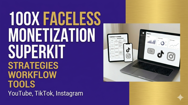 100X FACELESS MONETIZATION SUPERKIT 2.O